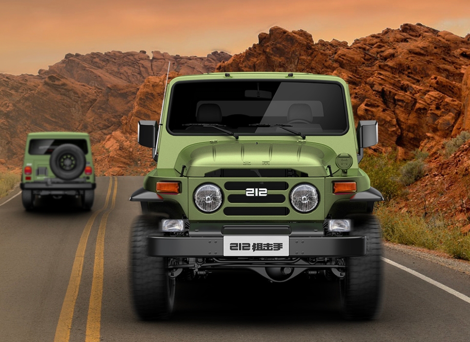 s Top Performance Gasoline Off-road SUV Baw 212 T01 4*4 with 170km/h Top Speed and Touch Screen