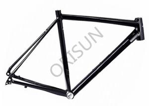 Quality Black Flat Mount Road Bike Frame Aluminum Material For Offroad Racing wholesale