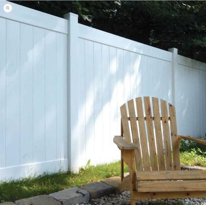 Easy Installation PVC Full Privacy Vinyl Yard Fence Panel