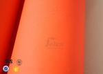 260g 0.25mm Orange PU Coated Fibreglass Fabric Anti Chemical Corrosion