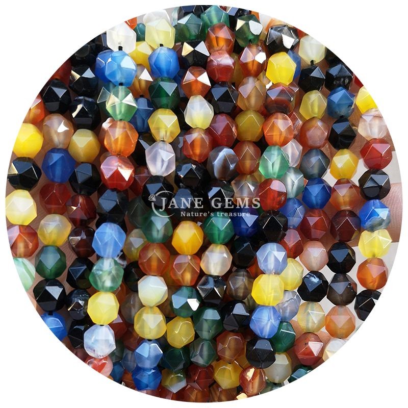 Wholesale Natural Genuine Faceted Gemstone Loose Beads Crystal Stone Faceted Loose Beads For Jewelry Making