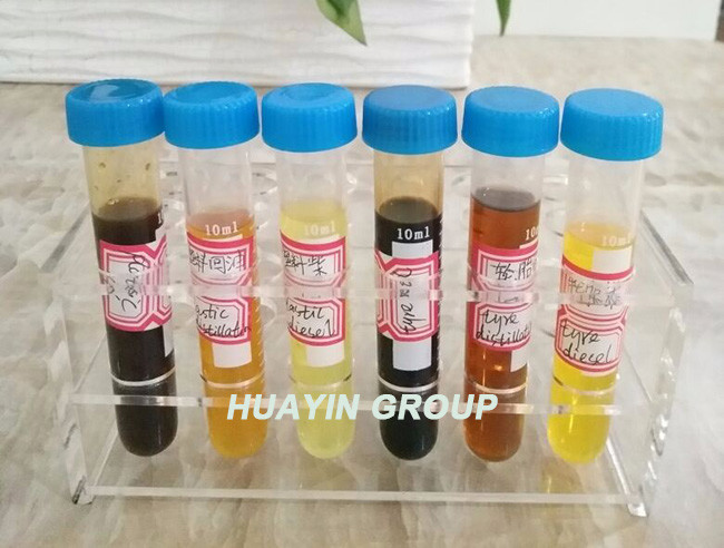 Pyrolysis Waste Oil Distillation Plant Huayin , Waste Motor Oil Recycling To Diesel