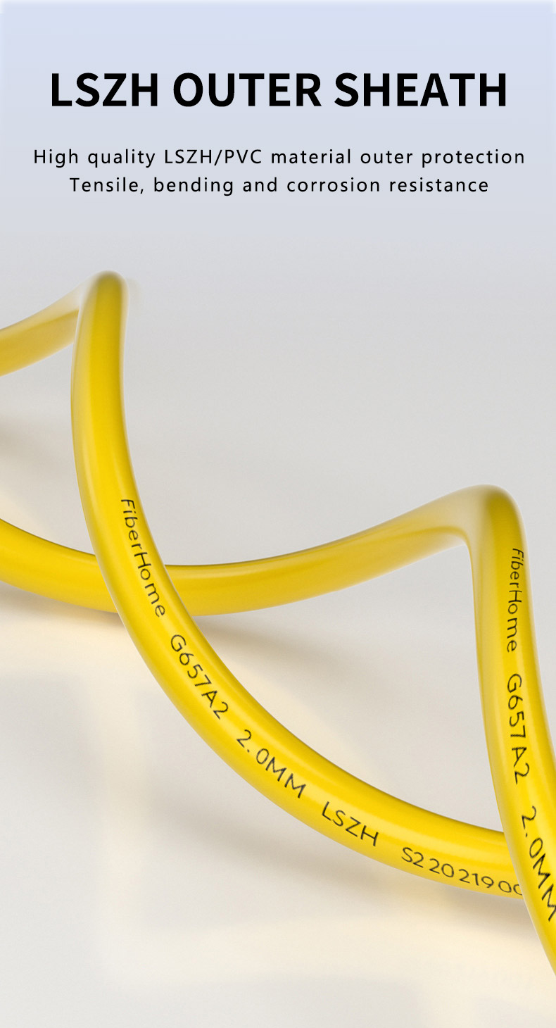 Customized Lengths HXCOWO ST Single-Mode 9/125 OS2 Duplex Fiber Optic Cable Patch