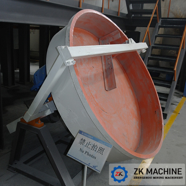 Disc Type Pelletizer Height 250mm 25r/Min Granulation Equipment