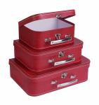Eco Friendly Suitcase Gift Paperboard Small Accessories Cardboard Storage Boxes