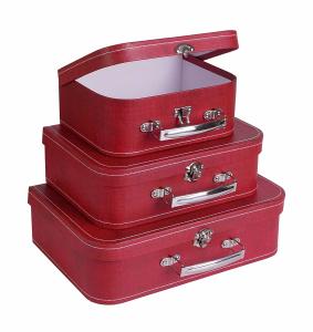 Quality Eco Friendly Suitcase Gift Paperboard Small Accessories Cardboard Storage Boxes wholesale