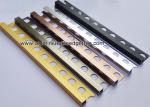 Square / Straight Edge Tile Edge Trim 8mm 9mm From Aluminum For Outside Corner