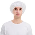 36×36.5cm Disposable Non Woven Cap , SGS Medical Bouffant Caps