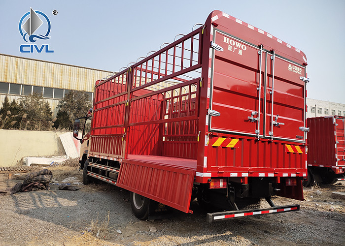 Hw76 Cabin Mobile Light Duty Commercial Trucks Fence Cargo Truck Colour white /red