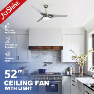 Quality Plywood Blade Modern LED Ceiling Fan 52 Inch AC Motor Home Using wholesale