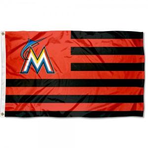 Quality Miami Marlins Americana Nation Flag wholesale
