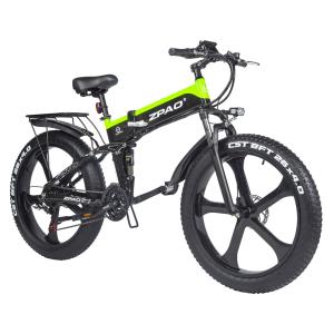 Quality Folding Full Suspension Fat Tire Electric Bike 1000W 48V 26&quot;*4.0 Snow Tire Disc Brake wholesale