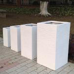 Powder Coated Finishing Fiber Clay Planters For Gardening Needs