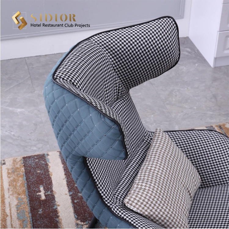Modern leisure chair, high density foam, comfortable leather chair, living room lounge chair, leisure lounge chair