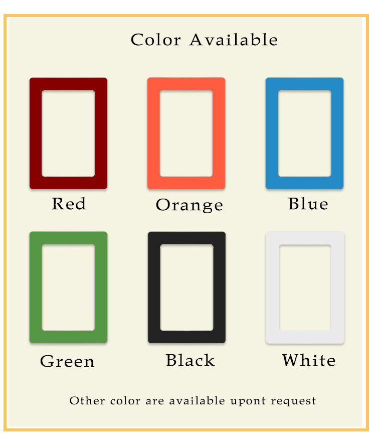 Office Magnetic Photo Frames Document Holder Colorful PVC Picture Frame
