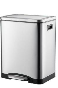 Quality Household Kitchen Trash Can With Foot Pedal Silent Lid Close wholesale