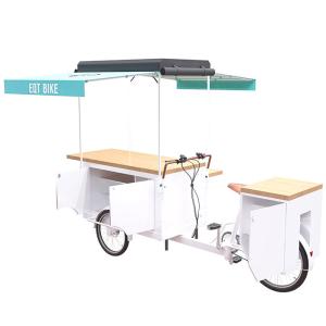 Quality Electric Mobile Bike Food Cart 300KG Load Capacity CE Certification wholesale