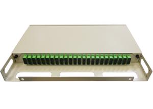 Quality Dustproof Fiber Optic Box / Rack Mount Fiber Termination Box CFCZ/2SC24 wholesale