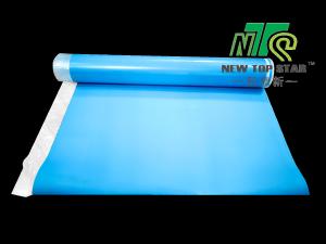 Quality Blue Vinyl Plank Flooring Underlay IXPE 3mm Underfloor Heating Underlay Anti Slip wholesale