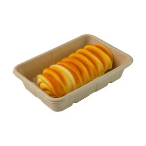 Quality Unbleached Leak Proof Sugarcane Bagasse Food Container Disposable Compostable wholesale