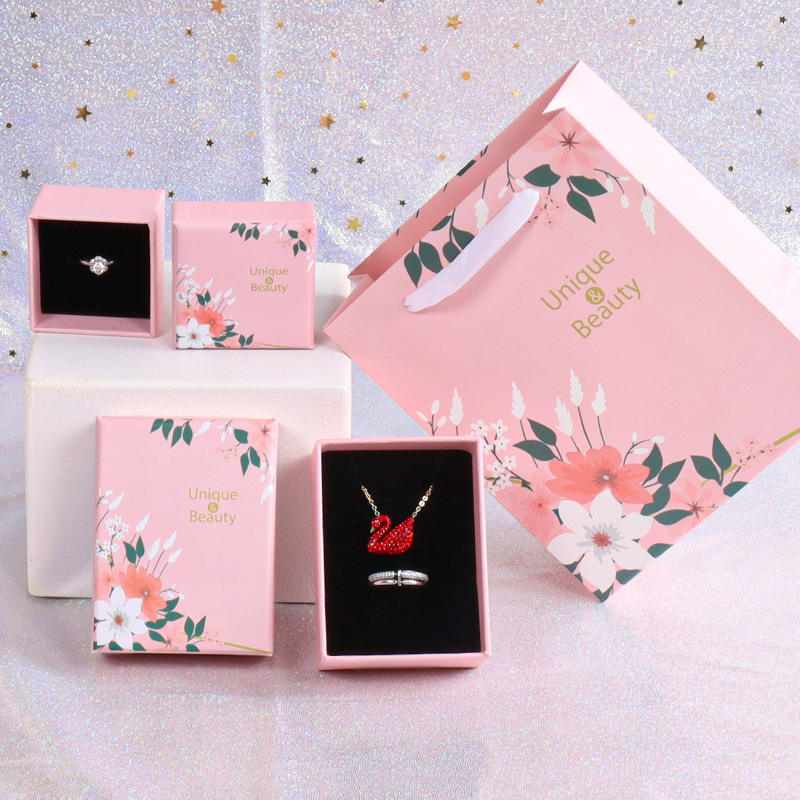 Custom Ivory Board Paper Box For Gifts Packaging with Glossy Lamination and Custom Logo