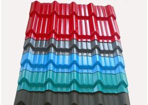 Quality Color Coated Roofing Sheets , Corrugated Metal Roofing Sheets Width Length Customized wholesale