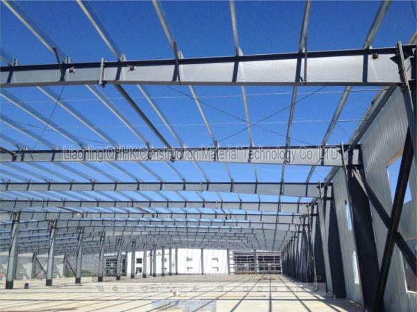 Cheap Sandwich Panel Prefab Workshop Steel Structure With USA Standard Welding for sale