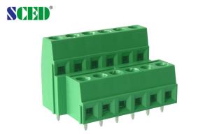 Quality Green 5.08mm 300V 10A PCB Terminal Block Euro Type wholesale