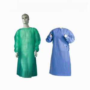 Quality Ppe Non Woven Disposable Long Sleeve Microfiber Isolation Gown Universal wholesale