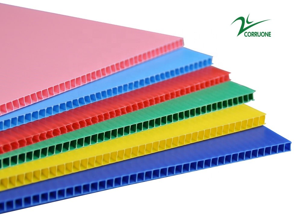 Polypropylene Coroplast Corrugated Plastic Sheets Board 4ft X 8ft