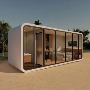 Quality Apple House Cabin Prefab Container Eco-friendly Wood Fiber Board wholesale