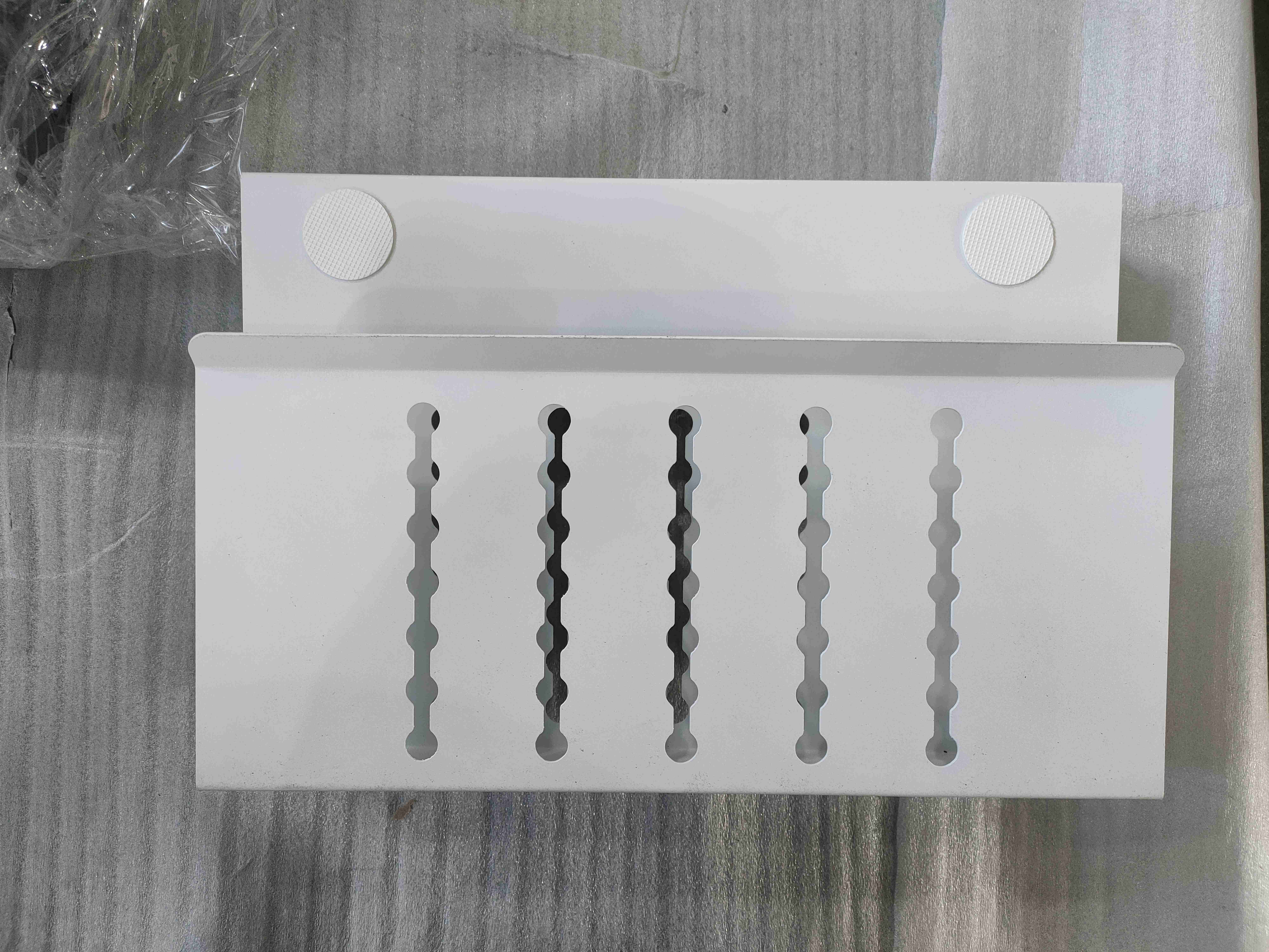 Customized Logo Print No Drill Hanging Clamp On Side Desk Organizer for File Storage