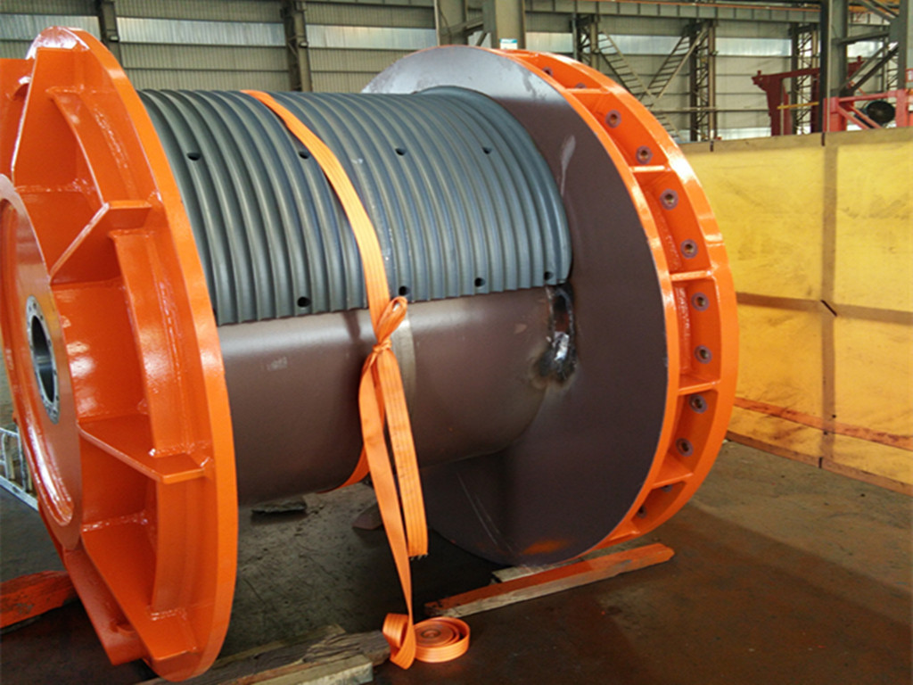 Lbs Grooving System Spooling Cable For Hoisting / Crane Winch