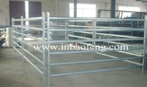 Quality 2.1m * 1.8m Heavy Duty Metal Cattle Fence Panels Steel Portable Livestock Panels wholesale