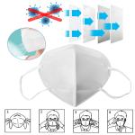 Medical Standard KN95 Medical Mask , Antibacterial Disposable Respirator Mask