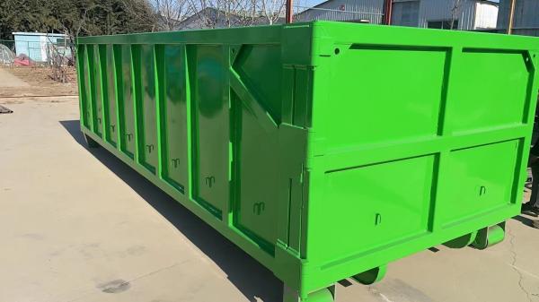 Roro Bin Hook Lift Bin Reinforced Cor Ten Steel For Agriculture Demolition