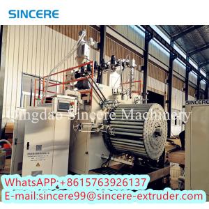 Quality Large Diameter HDPE Hollowness Wall Winding Pipe Extrusion Making Machine wholesale