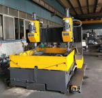 CNC Flange Plate Drilling Machine With Double Spindle Drill Heads