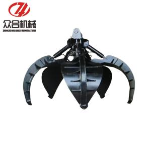Quality Longer Life-span High Efficiency Orange Peel Grapple Excavator Scrap Grab Bucket for CAT325, SK300, HD1638 wholesale