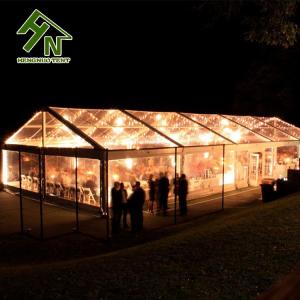 Quality 10x15m 150 Seater Party Transparent Marquee Tent Heavy Duty PVC Fabric wholesale