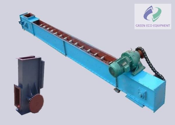 Cheap Heat Resistant Submerged Scraper Chain Conveyor Enclosed Structure for sale
