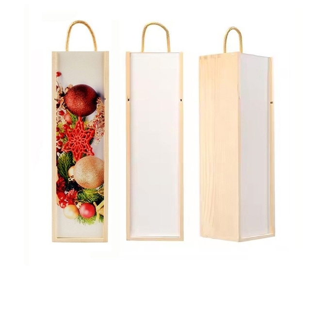 Creative DIY Sublimation Blanks Heat Transfer Printing Wood Sublimation Wine Box