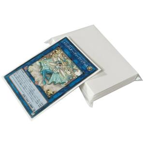Quality Custom Standard Size YGO 62x89mm Board Game Sleeves Plastic Card Sleeves White Texture wholesale