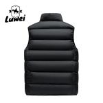 Cotton Cold Weather Vest Zipper Utility Oversized Slim Fit Outerwear