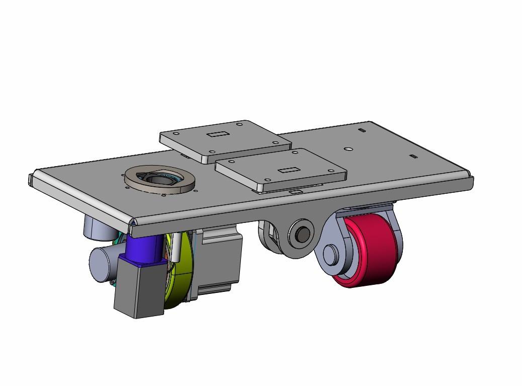 Small Laser Robot Damping AGV Chassis aGV frame For Logistics Transportation