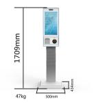 27" Self Checkout Kiosk Interactive Restaurant Self Ordering Kiosk Windows