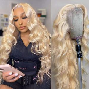 Quality Unprocessed Human Hair 613 Wig Human Hair Russian Blonde Color Wigs wholesale