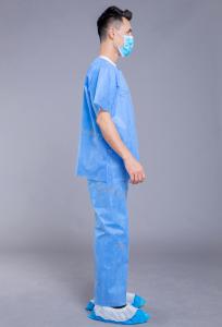 Quality Knit Collar Unisex SMS 35g Nurses Scrub Suit Uniform wholesale