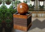 Small Rectangle Base Gmodern Outdoor Wall Fountain