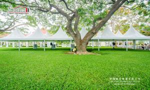 Quality Hajj Pagoda Tent / Ramadan Tent with High Peak Tents for Catering and Stay Place wholesale